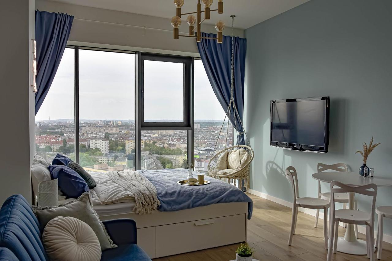 Apartament Heaven Hanza Tower 17Th Floor Szczecin Exterior photo